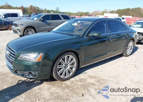 2012 Audi A8 L 4.2 из США, поврежденный, VIN WAURVAFD4CN011158